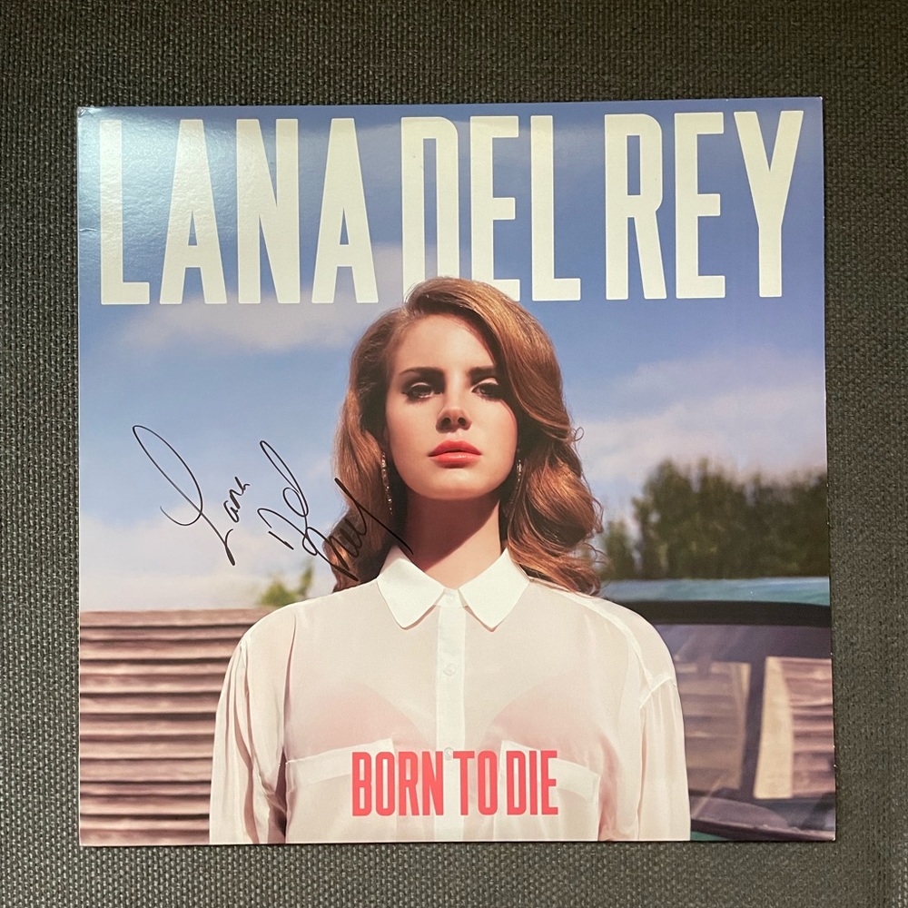 Signed Lana Del Rey Born to Die LP Record